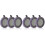 6Pcs Phone Camera Lens Protector Purple Tempered Glass Bling Accessory 1