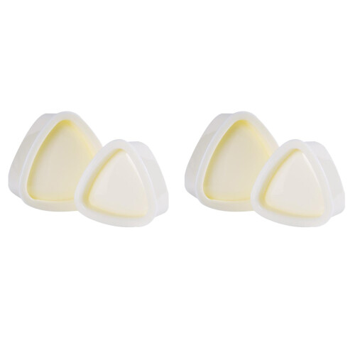 4Pcs Plastic Rice Ball Mold Triangle Sushi Maker Bento Rice Decor Kit