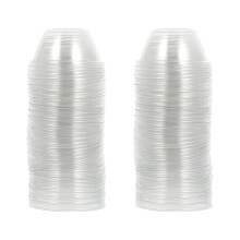 200Pcs Transparent Plastic Hydroponics Plant Grow Covers Durable Dome