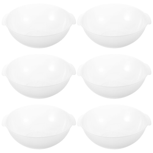 6Pcs Multipurpose Transparent Plastic Washbasin Tray for Home Cleaning