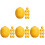 32Pcs Miniature Resin Lemons Yellow Artificial Fruit Models for Scenes 1