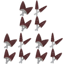 24Pcs Assorted Cone Abrasive Flap Wheels for Efficient Grinding