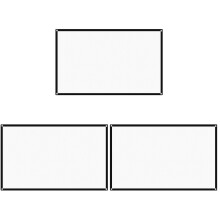 3Pcs Practical Projector Screen Anti-Crease Portable for Home Use