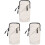 3Pcs Grey Running Phone Armbands Durable Cell Phone Arm Pouch Storage 1