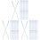120Pcs Blue Plastic Slide Binders Report Covers Binding Bars 1