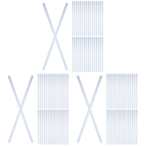 120Pcs Blue Plastic Slide Binders Report Covers Binding Bars