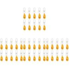 40St PVC Kunstmaïs Sleutelhanger Realistisch Bedeltje Multikleur Decor