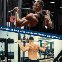 Heavy-Duty Weight Stack Pin Extender for Home Gym & Commercial Cable Machines with Spring Clip Collar 133LBS Max Load