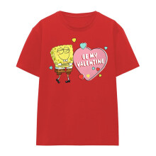 (XXL, Red) SpongeBob SquarePants Womens/Ladies Be My Valentine T-Shirt