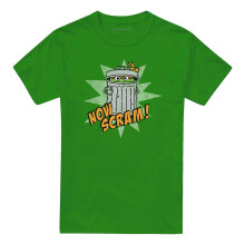 (XL, Kelly Green) Sesame Street Unisex Adult Now Scram T-Shirt