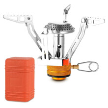Fogão Portátil A Gás para Camping, Fogão para Camping Ao Ar Livre, Piqueniques, Churrascos, Viagens de Carro, Fogão de 3000W para Uso Externo