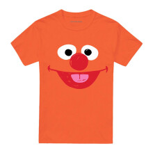 (4XL, Orange) Sesame Street Unisex Adult Ernie Sketch T-Shirt
