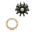For  Water Pump Impeller Kit 3588475 Cooling Pump Rubber Flexible Impeller 2