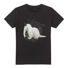 (XXL, Black) Sesame Street Unisex Adult I Believe Snuffleupagus T-Shirt