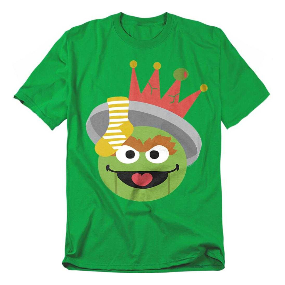 Sesame Street (3Xl, Kelly ) Unisex Adult Oscar The Grouch Nutcracker Christmas T-Shirt Green