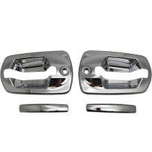 1Pair Exterior Door Handle for Freightliner Cascadia 18-24 A18-67004-004 A1867004005 A18-67004-006 Chroem Handle Trim