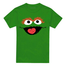 (3XL, Kelly Green) Sesame Street Unisex Adult Oscar The Grouch Sketch T-Shirt