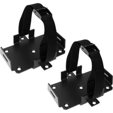 2er-Pack Kleine Batteriehalterung Passend für 12V-6V/6Ah-, 7Ah-, 8Ah-, 9Ah-, 12Ah- und 15Ah-Batterien, Verstellbarer Haltegurt, Batteriehalterung