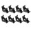 8 Pack Folding Brackets, Heavy-Duty Self-Locking Hinges with Screws, Foldable Lock Extension Support Brackets 1