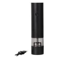 Rechargeable Electric Pepper Grinder, Pepper Grinder with Dual Display of Temperature and Humidity Suitable for Home Use
