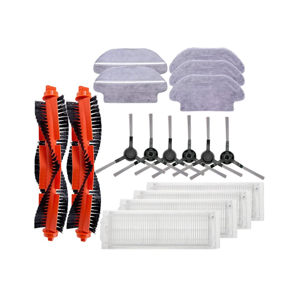 Replacement Parts For Mgtec Twinboth S9 Robot Vacuum Cleaner Spare Filter Main Side Brush Mop Rag Cloth(17Pcs) 6033633409999