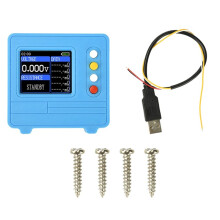 Nouveau Testeur de Résistance Interne pour Batterie au Lithium 5 V CC TV607, Détecteur de Tension de 4,5 cm (1,77 Pouce), Testeur de Charge