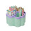 Panda Sticker Four-Leaf Multifunctional Rotating Pen Holder - Multifunctional Large Capacity Desk Organizer for Students 1