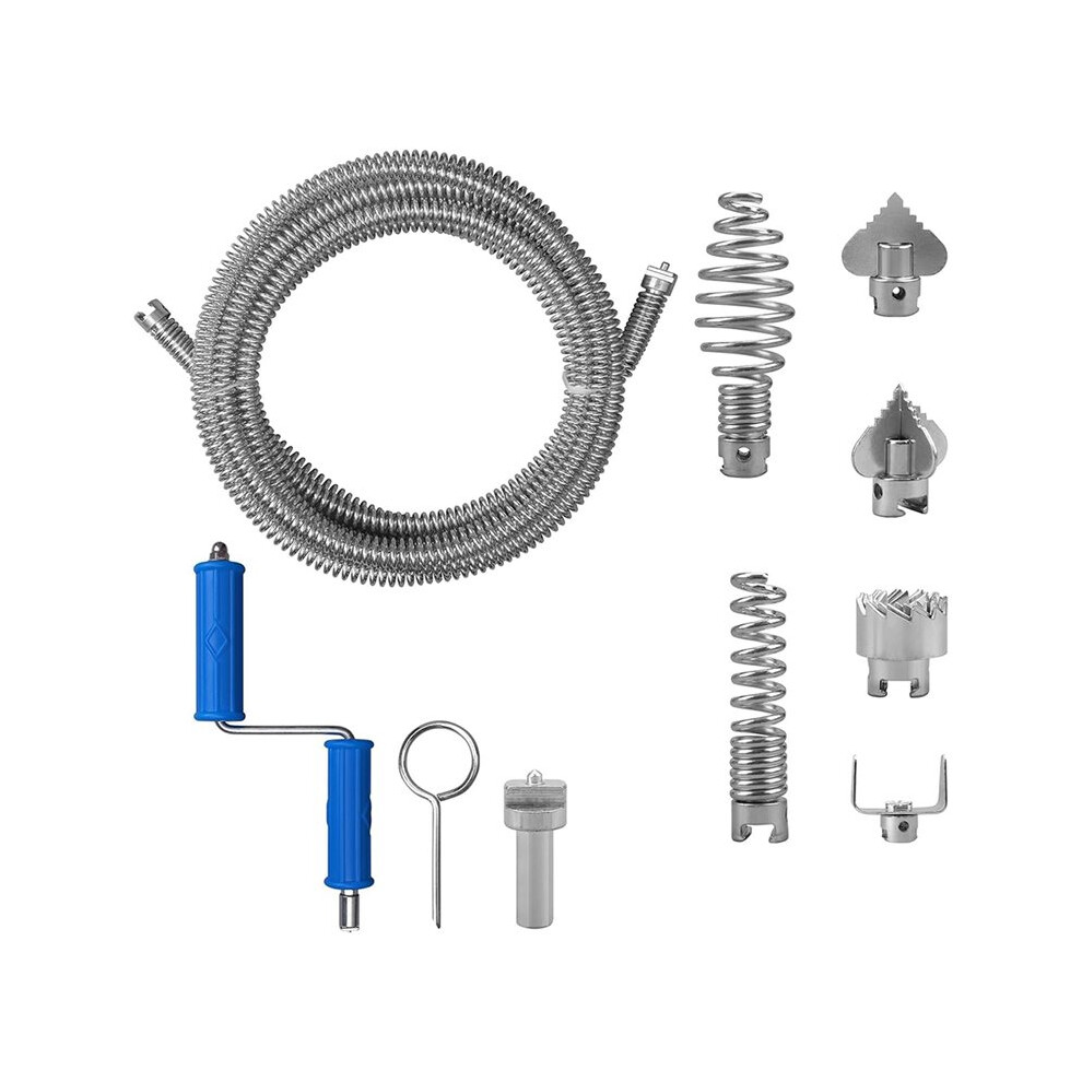 Drain Snake,Drain Auger,Plumbing Snake Auto Feed Flexible Hair Drain Clog Remover For Kitchen,Bathrom And Shower Sink 4712950996659