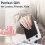 CD Player Portable Personal Desktop CD Player Speakers  Rechargeable Small Compact Retro CD Players for Gift 5