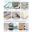 5PCS Diamond Core Drill Bit for Porcelain Tile Ceramic Marble Granite Drilling,6mm Diamond Hole Saw with M14 Thread 4
