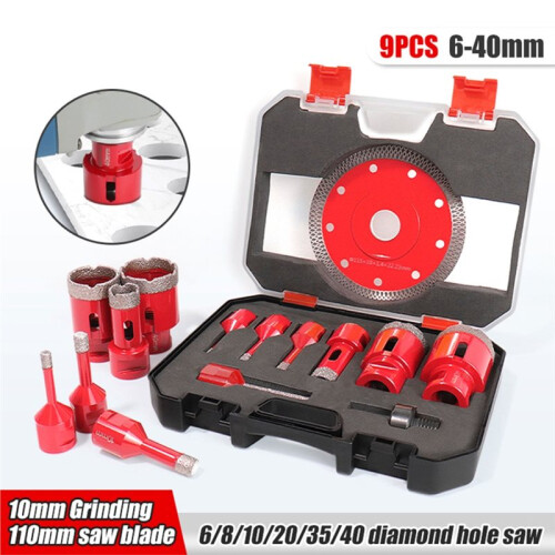 Diamond Drilling Cutting Grinding Ceramic Tile Saw Blade for Granite Marble Drill Bits Crowns with M14 Thread Opener 1
