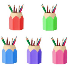 Cute Pen Holder , Household Multifunctional Stationery Makeup Brush Organizer, Pen Holder Storage Box