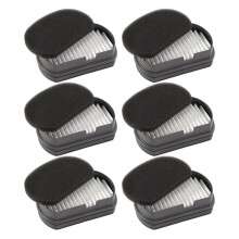 Lot de 6 Filtres de Rechange pour Aspirateur pour H14/H14 Pro/H14 Dual
