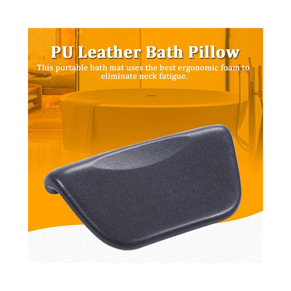 Spa Bath Pillow Bathtub Pillow Non-Slip Suction Cups 270x140x50mm Bathtub Pillow for Neck  Support