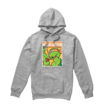 (M, Sport Heather) Teenage Mutant Ninja Turtles Mens Michelangelo Hoodie