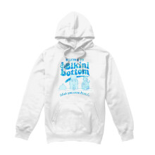 (M, White) SpongeBob SquarePants Mens Bikini Bottom Welcome Hoodie