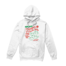 (S, White) Teenage Mutant Ninja Turtles Mens Turtles Pizza Hoodie