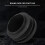 Black Plastic 35mm Dia Blanking End Caps Round Tube Insert 5 Pcs 3