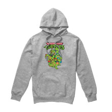 (M, Sport Heather) Teenage Mutant Ninja Turtles Mens Group Hoodie