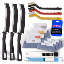 Kit de Nettoyage de Rails de FenĂŞtre, 14 Brosses pour le Nettoyage des Rainures de Portes Coulissantes et de Seuils