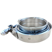 5-Zoll-Auto-Schnellverschluss-V-Band-Klemme Aus Edelstahl 304 für Turbo-Auspuffrohre, V-Band-Klemme mit Außen- und Innenflansch, V-Band-Klemmen-Set
