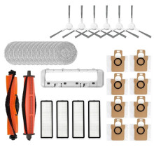 33-Delige Set Reserveonderdelen voor  X20+ / X20  Robotstofzuiger, Inclusief Hoofdborstelkap