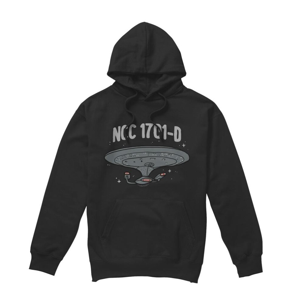 Star Trek (Xxl, ) Mens The Next Generation Hoodie Black