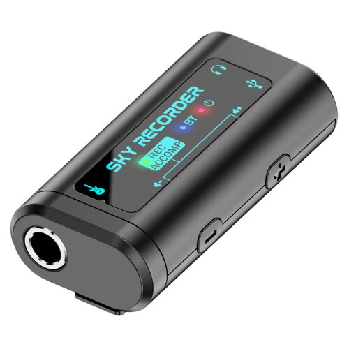 Portable HD Audio Interface - USB-C Multi-System Compatible for Guitar Recording & Streaming