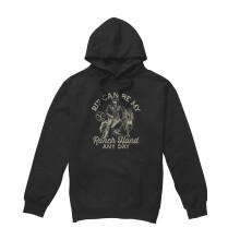(L, Black) Yellowstone Mens Rip Can Be My Ranch Hand Hoodie