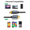 TypeC to Micro-USB 3.0 Cable 5Gbps 5A Quick Charging Cord for  Hard Drive Disk TypeC to Micro-B Connector Cable,B 5
