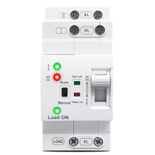 2P AC230V 63A Automatischer/Manueller Kleiner DIN-Schienen-Unterbrechungsfreier Umschalter Generator auf Netzstrom Doppelstromschalter