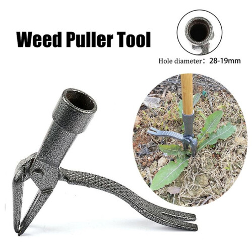 Stand  Weed Puller Tool with Screw Holes Portable Weeding  Replacement Gardening Digging Weeder Removal Accessory 1