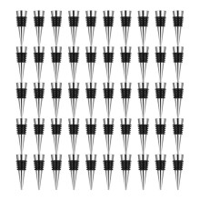 50 PCS Wine Stopper Reusable Decorative Bottle Stoppers Vacuum Wine Bottle Stopper for Wine Bottles