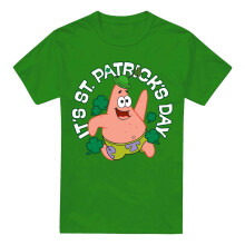 (4XL, Kelly Green) SpongeBob SquarePants Mens It's St Patrick's Day T-Shirt